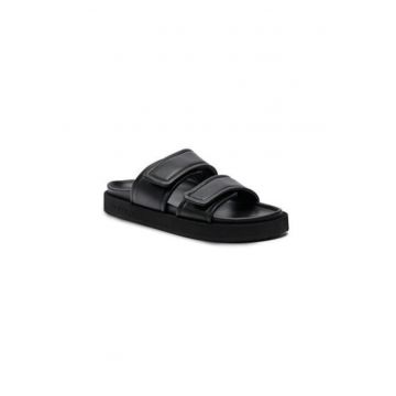 Slapi barbati  50102-477 - Piele naturala - Negru - Negru