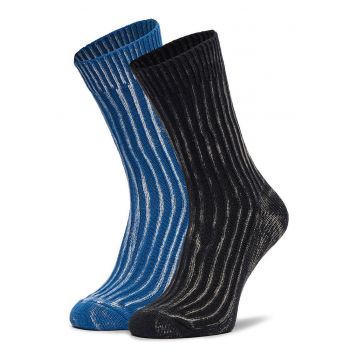 Sosete barbati  negru-albastru - lungi -