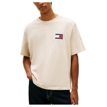 Tricou barbati  TJM 90S PEAKS BACKPRINT SS TEE - Bumbac - Crem -