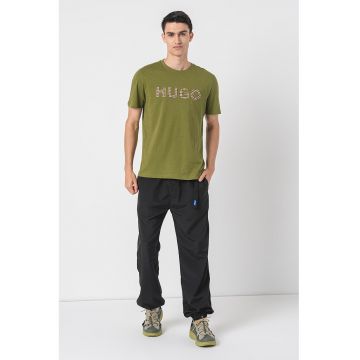 Tricou cu imprimeu logo Dulivio - Verde masliniu