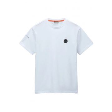 Tricou din bumbac cu detaliu logo -