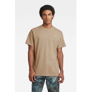 Tricou din bumbac organic - Maro camel