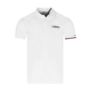 - Tricou polo ICE pentru barbati ALB - Alb
