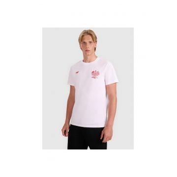 Tricou sport barbati  bumbac - alb