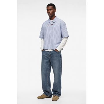 Blugi drepti Vintage - Albastru inchis