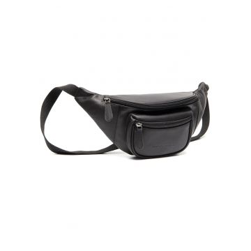 Borseta barbati piele naturala coniac - Vernio - - Negru