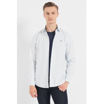 Camasa de bumbac organic cu logo - Albastru pastel