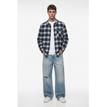 Camasa in carouri - Galben pai/Albastru