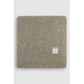 Fular din amestec de lana Wesley - Verde deschis