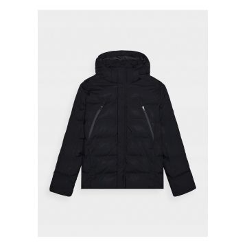 Geaca Puf Barbati  NeoDry Negru - Matlasare Orizontala - Croi Regular - Imperm. 10k/Resp. 8k