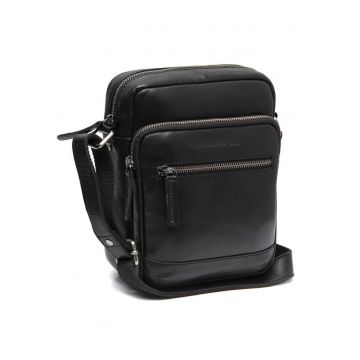 Geanta umar barbati piele naturala - 2.2 litri - Amantea - - Negru