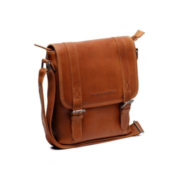 Geanta umar barbati piele naturala - 3.8 litri - Adelanto - - Coniac