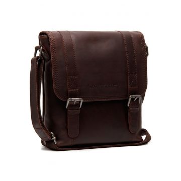 Geanta umar barbati piele naturala - 3.8 litri - Adelanto - - Maro inchis