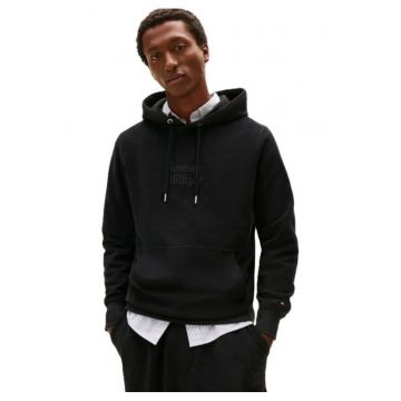 Hanorac barbati  REVERSED TERRY HOODY - Bumbac - Negru - Negru