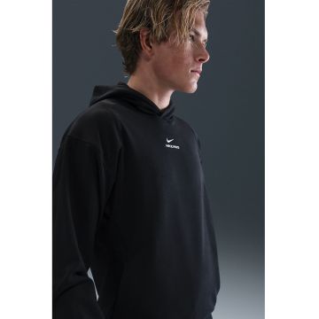 Hanorac cu detaliu logo Fitness - Alb/Negru