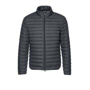 Jacheta matlasata cu buzunare cu fermoar - Albastru ultramarin