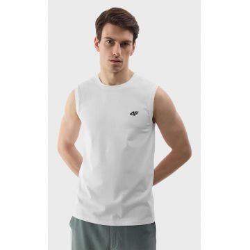 Maiou barbati  alb - bumbac 100%