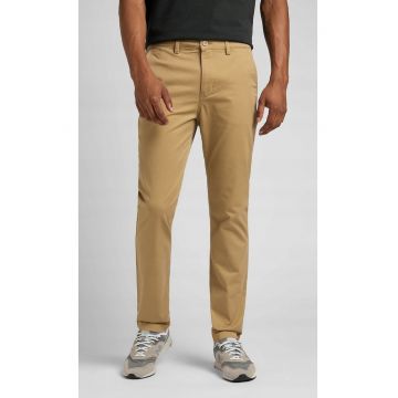 Pantaloni barbati -  Chino - conici - bumbac cu elastan - bej