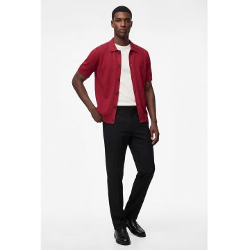 Pantaloni chino conici - Negru