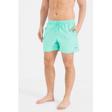 Pantaloni scurti de baie cu talie ajustabila - Verde menta