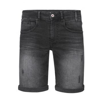 Pantaloni scurti din denim pentru barbati -  305731821 - negru -