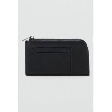 Portofel de piele sintetica - Negru