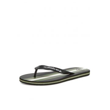 Slapi barbati  negru - plastic - Verde/Negru