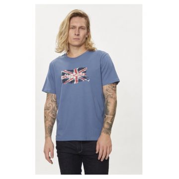 Tricou barbati -  14411 - Bumbac - Albastru