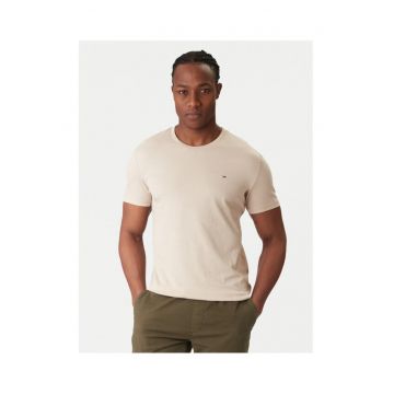 Tricou barbati -  bej - bumbac