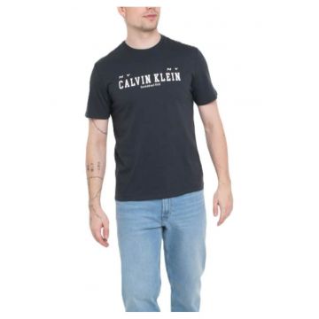 Tricou barbati  SS 30S WHSL CALVIN COLL WORD GRA - Bumbac - Gri -