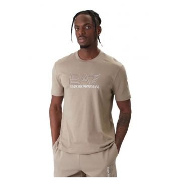 Tricou barbati  TRAIN VISIBILITY M TEE SS CO - Bumbac - Bej -
