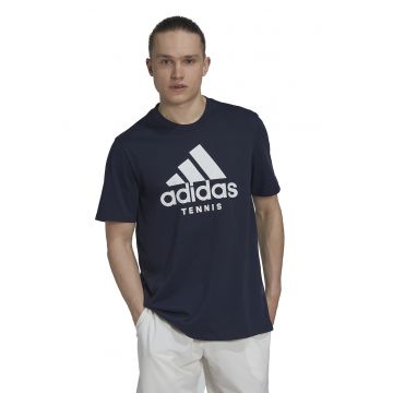 Tricou cu imprimeu logo pentru tenis