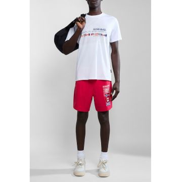 Tricou de bumbac cu modell grafic - Alb