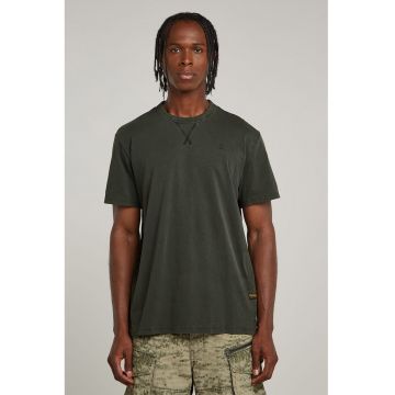 Tricou din bumbac organic Nifous - Gri/Gri inchis