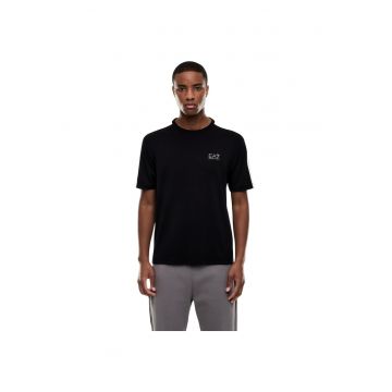 Tricou  EA7 Natural Ventus7 M SS ST 55470 - Negru