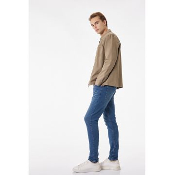 Blugi skinny Michael - Albastru pastel