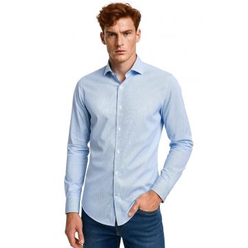 Camasa barbati  MW0MW36866 L INTL Albastru