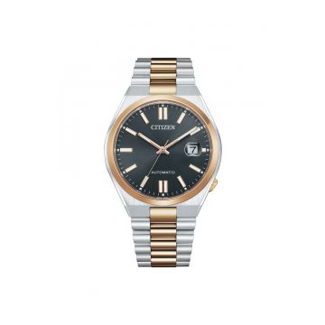 Ceas bărbați  automat - inox - 40mm - rezistent la apă 5 atm