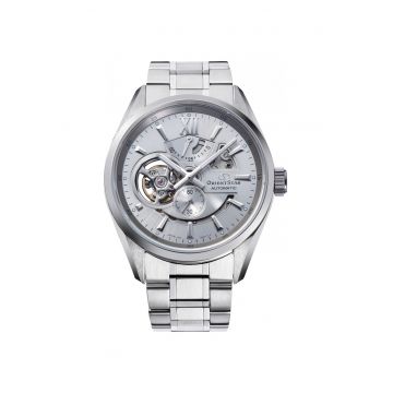 Ceas bărbați -  Contemporary - inox - piele naturală - 43mm