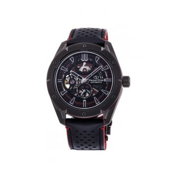 Ceas Barbati -  Contemporary - inox - piele naturala - 41mm