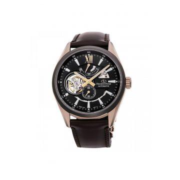 Ceas Barbati -  Contemporary - mecanism automatic - inox - 43mm - curea piele naturala