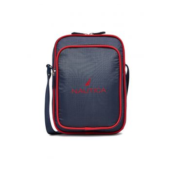 Geanta barbati -  model C-NTC-M-002-08 - culoare granat - material textil