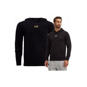 Hanorac Barbati -  Bumbac - Elastan - Negru