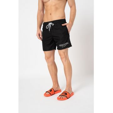 Pantaloni scurti de baie cu imprimeu logo
