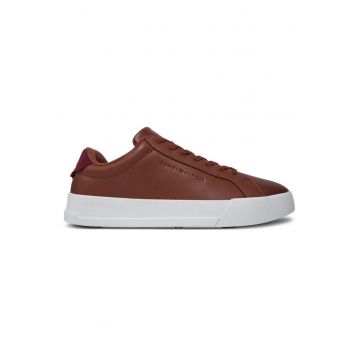Pantofi sport din piele naturala - Maro - Maro