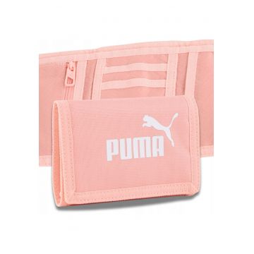 Portofel sport -  Phase - 12 x 9 - 5 x 2 cm - capacitate mare - inchidere cu velcro - compartiment pentru bancnote - buzunar pentru monede - buzunar interior cu fermoar - material 100% poliester reciclat - culoare roz - numar de catalog 054757-06