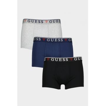 Set de boxeri cu banda logo in talie - 3 perechi