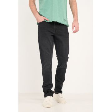 TIMEOUT - Blugi drepti cu talie medie - Negru stins