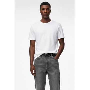 Tricou cu decolteu rotund - Alb