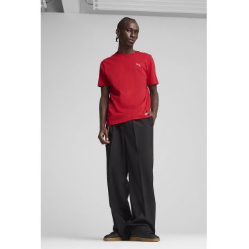 Tricou din bumbac cu broderie logo ESS - Rosu vermillion